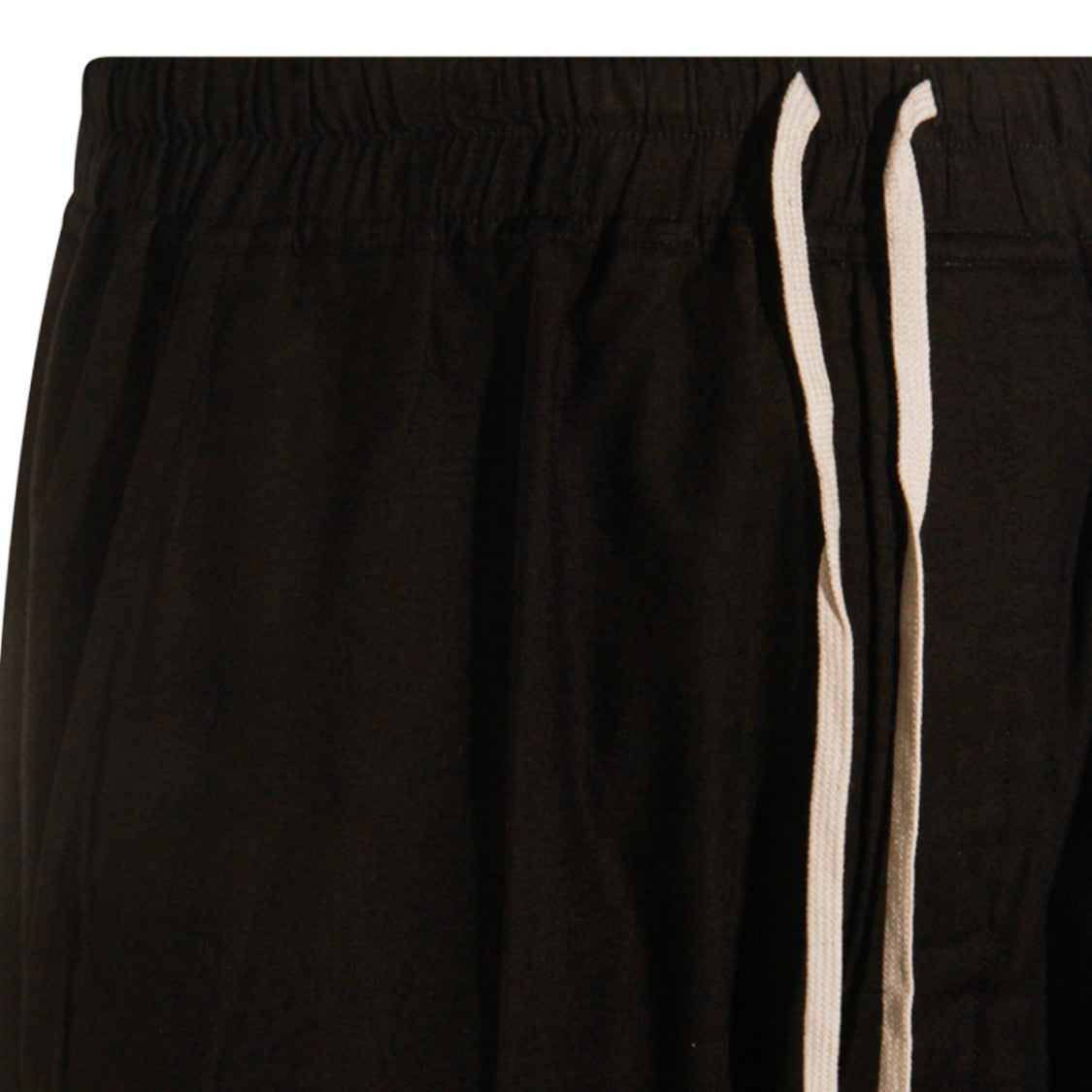 Rick Owens Black Cotton Pants