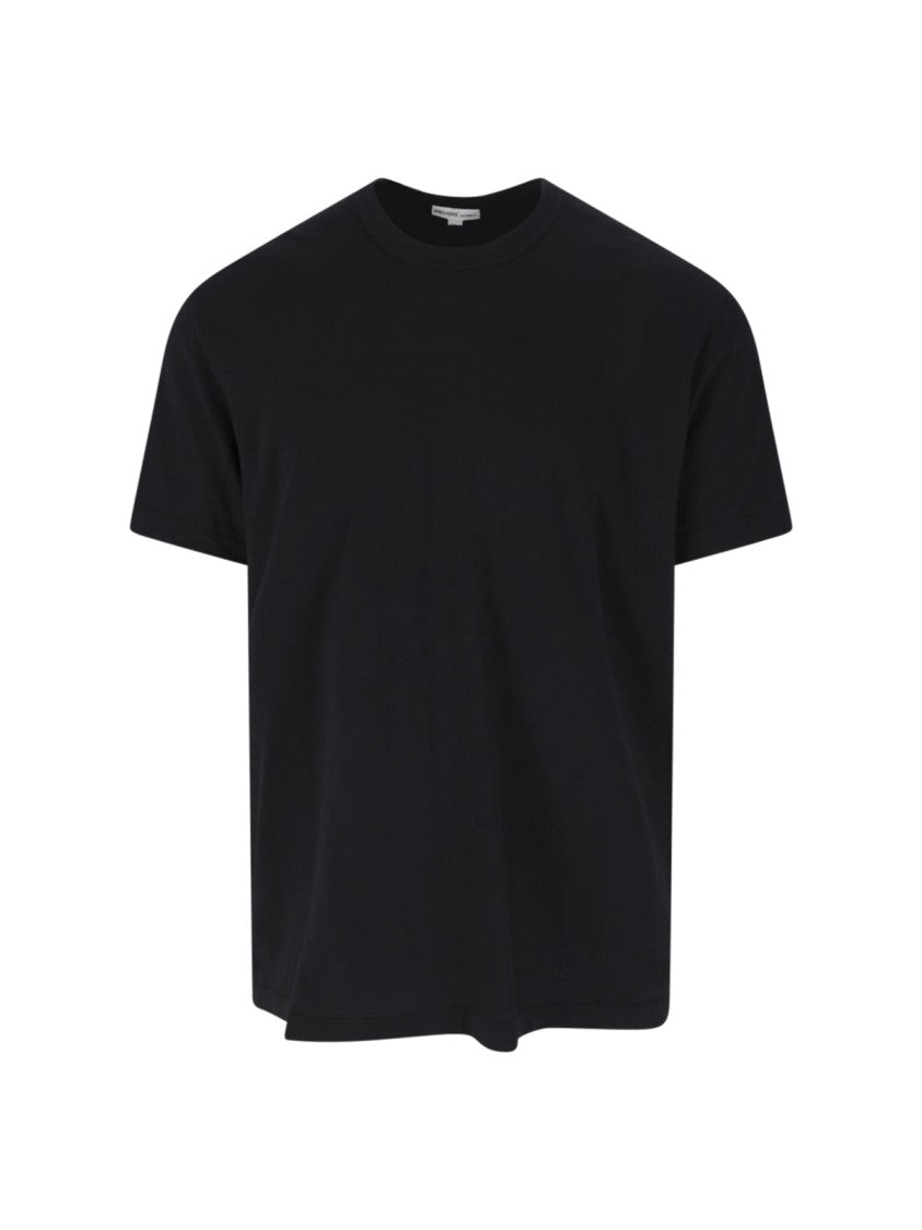 James Perse Black Timeless Cotton Short-Sleeve T-Shirt