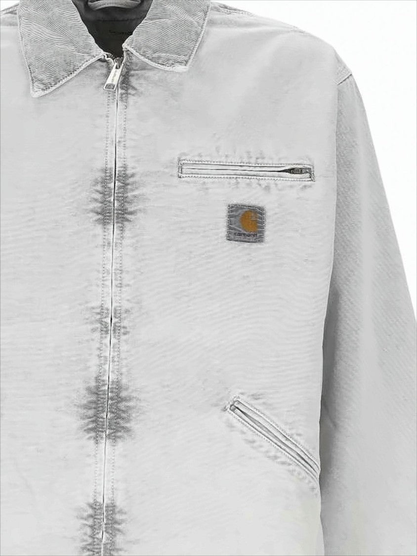 Carhartt Wip Casual Canvas Jacket With Corduroy Collar
