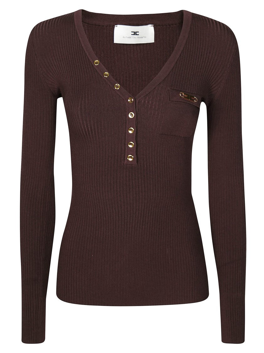 Elisabetta Franchi V-Neck Cardigan