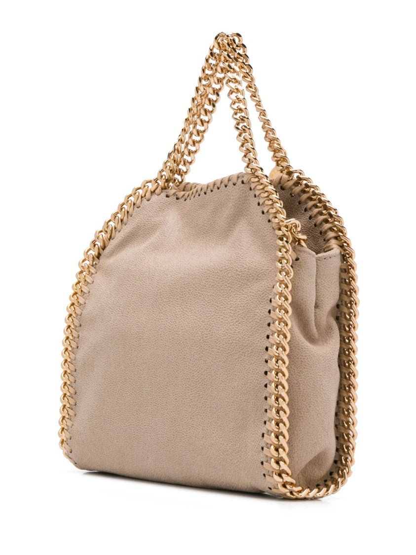 Stella Mccartney Soft-Structured Falabella Tiny Bag With Chain Trim