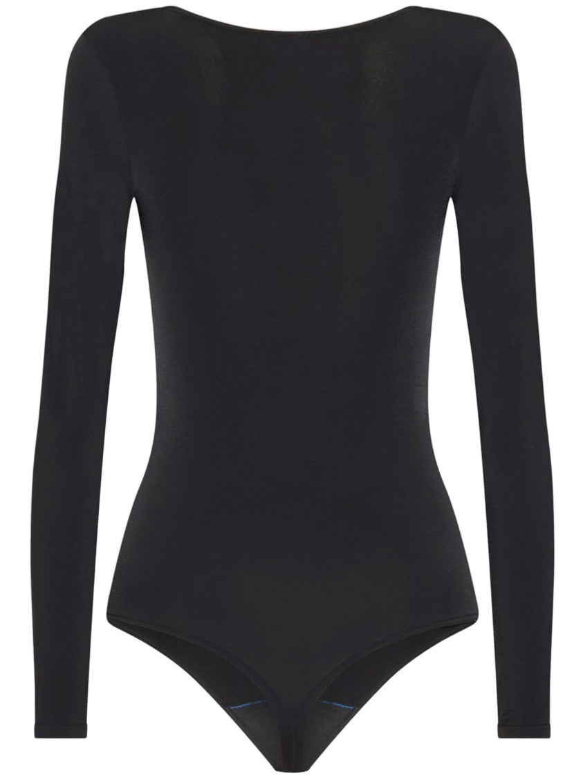 Wolford Black Buenos Aires String Polyamide Bodysuit