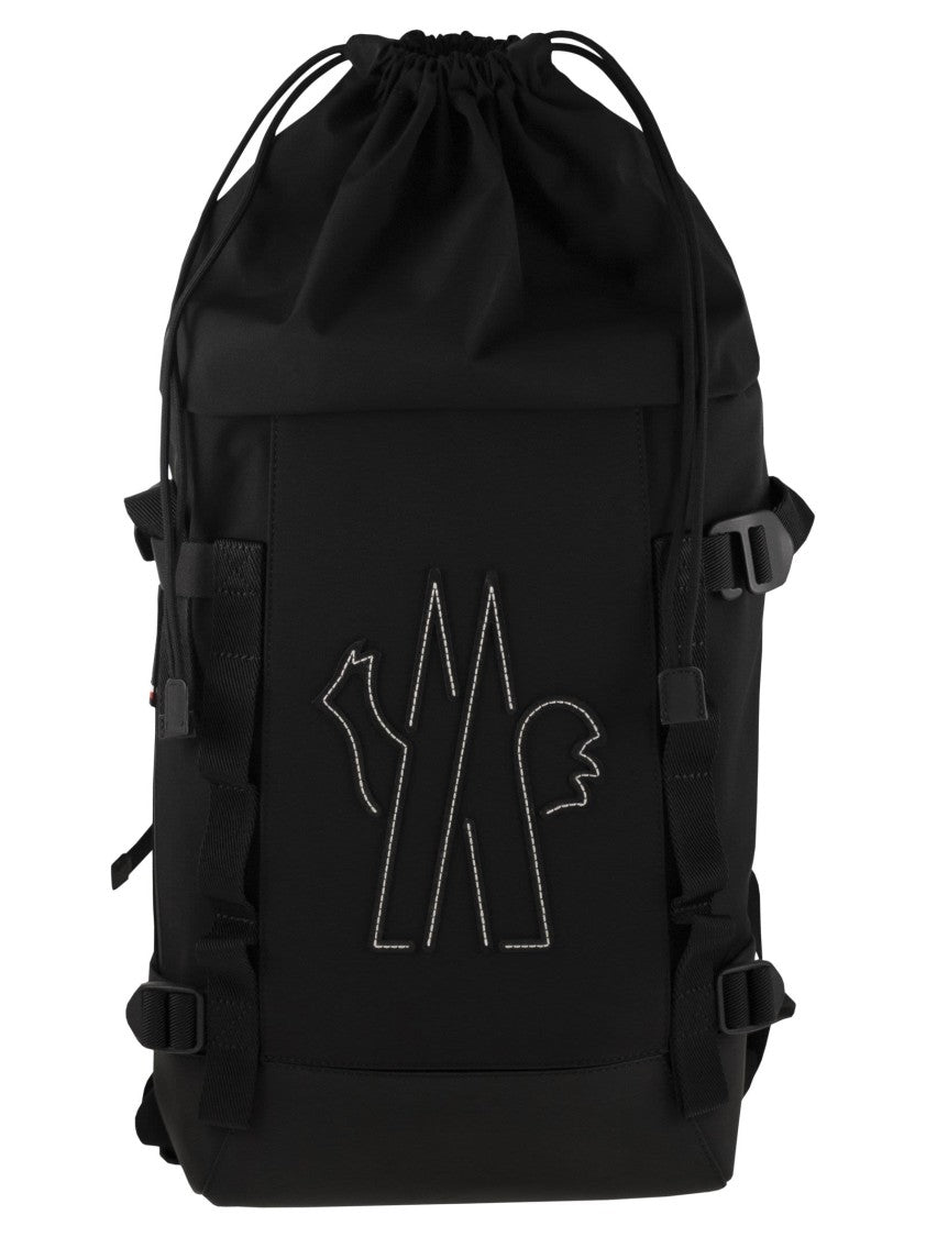 Moncler Grenoble Functional Black Water-Repellent Backpack