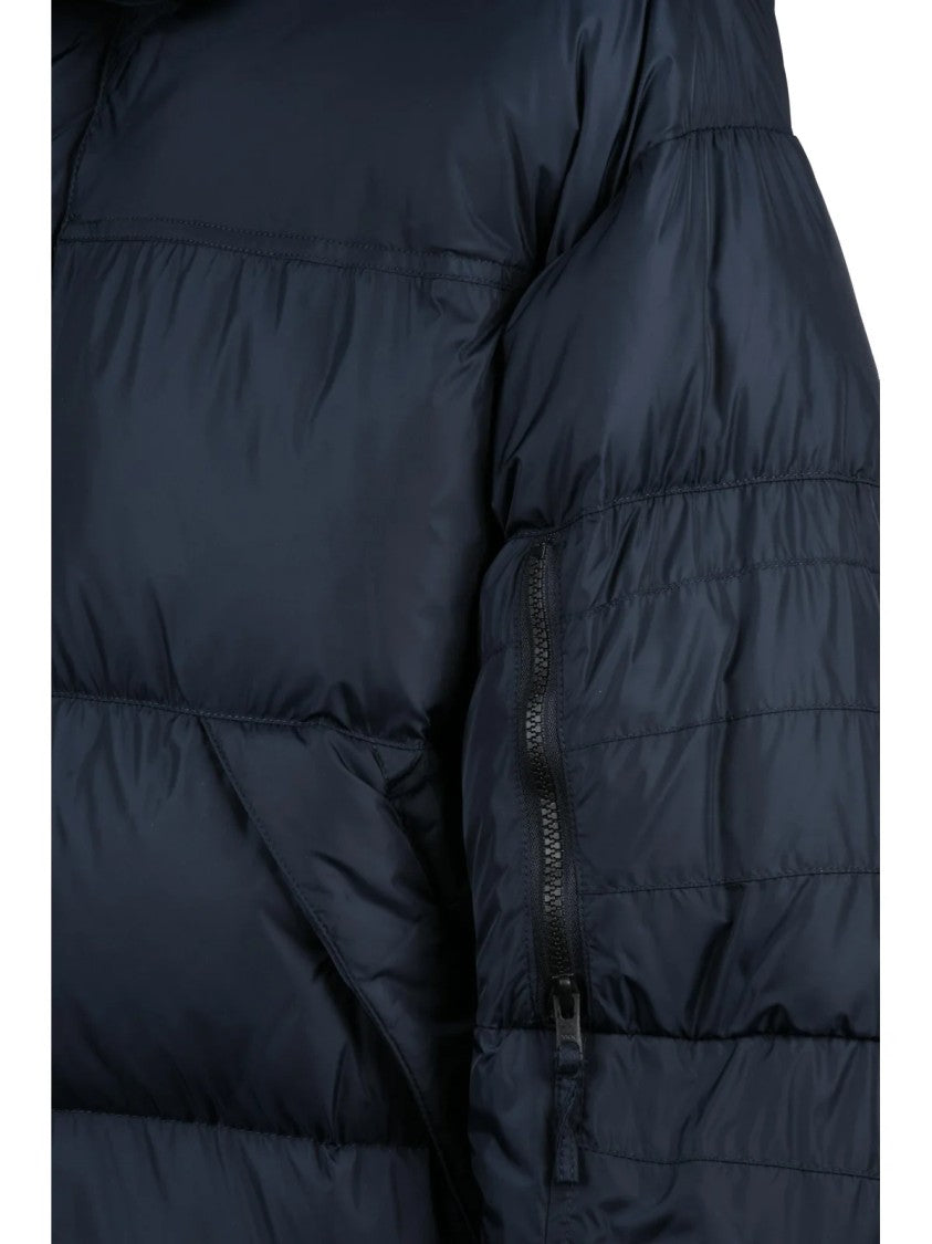 Aspesi Penguin Puffer Down Jacket With High Collar And Zippered Pockets