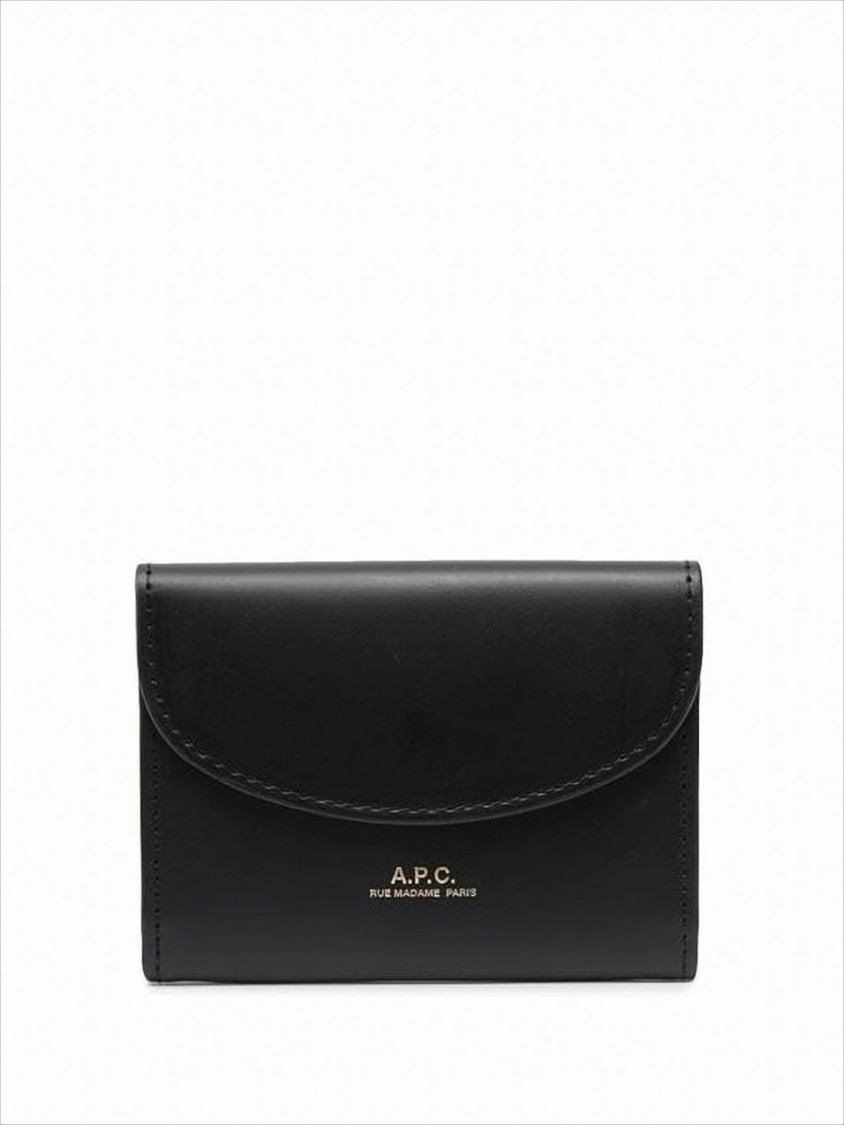 A.P.C. Rectangular Black Cowhide Card Wallet