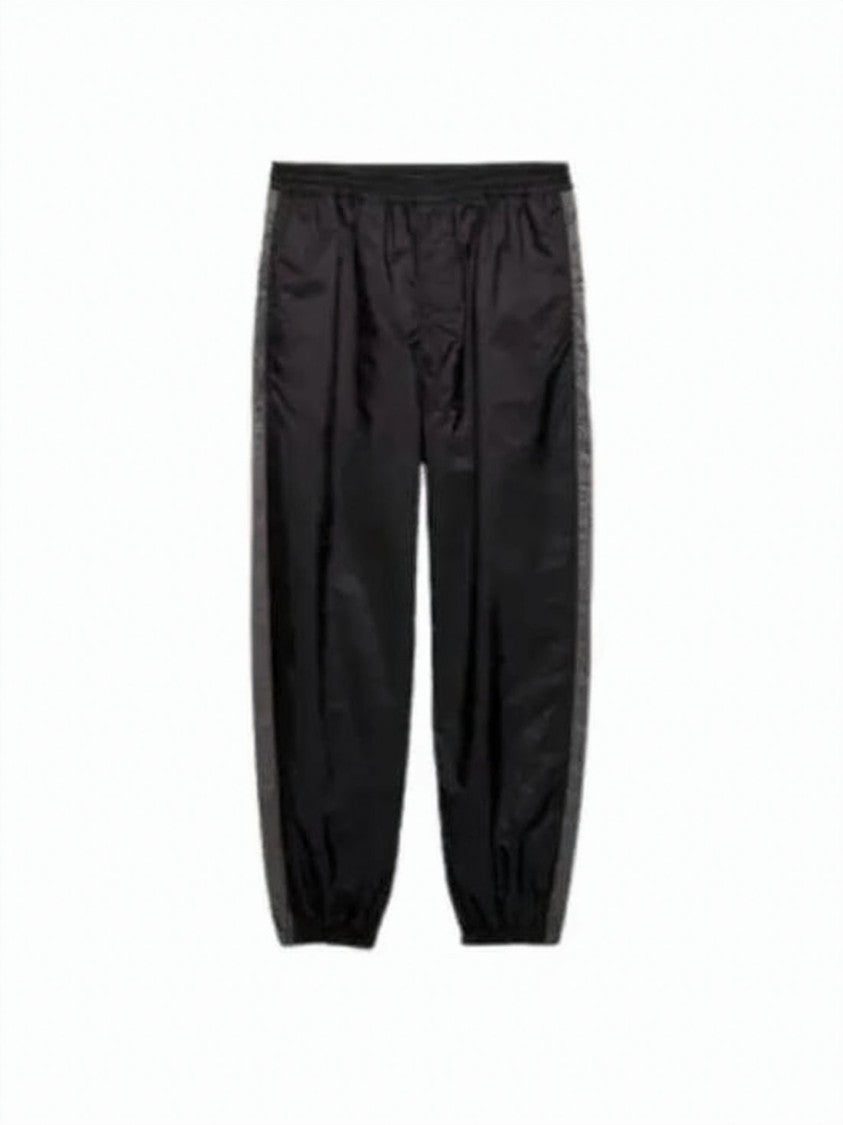 Prada Black Jogger Pants With Tapered Fit