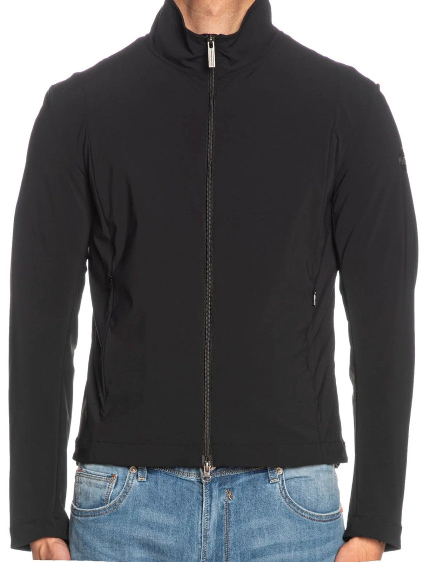 Colmar Originals Fitted Black Jacket With High Collar
