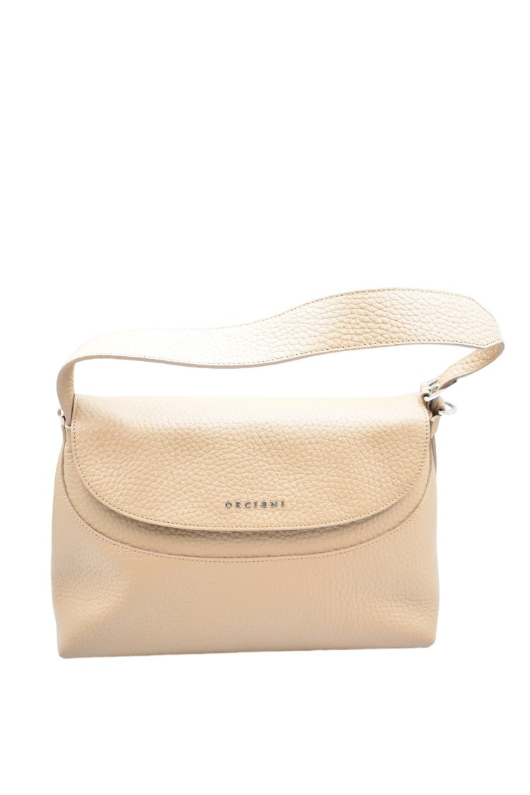 Orciani White Hand Shoulder Versatile Daily Handbag