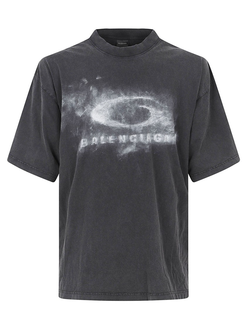 Balenciaga Relaxed-Fit Crayon Loop Graphic Print T-Shirt