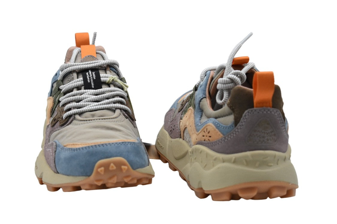 Flower Mountain Papaya-Petroleum Low Shoes