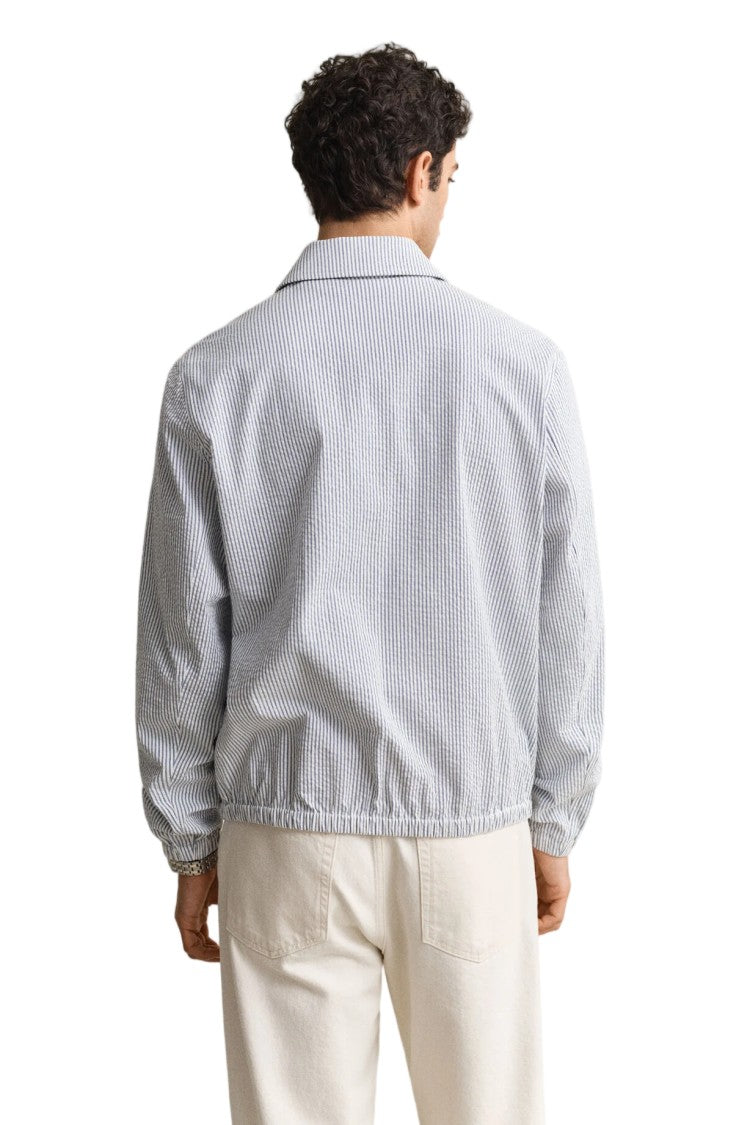 Gant Lightweight Cotton Seersucker Unlined Windcheater Jacket