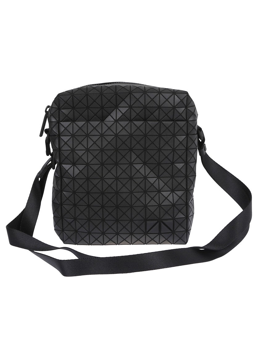 Bao Bao Issey Miyake Geometric Pattern Leather Shoulder Bag With Adjustable Strap
