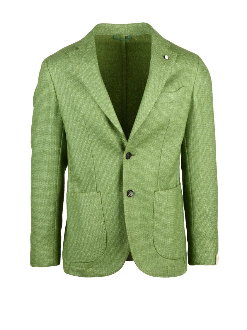 L.B.M. 1911 Rounded Unlined Jacket With Notch Lapel And Buttoned Cuffs
