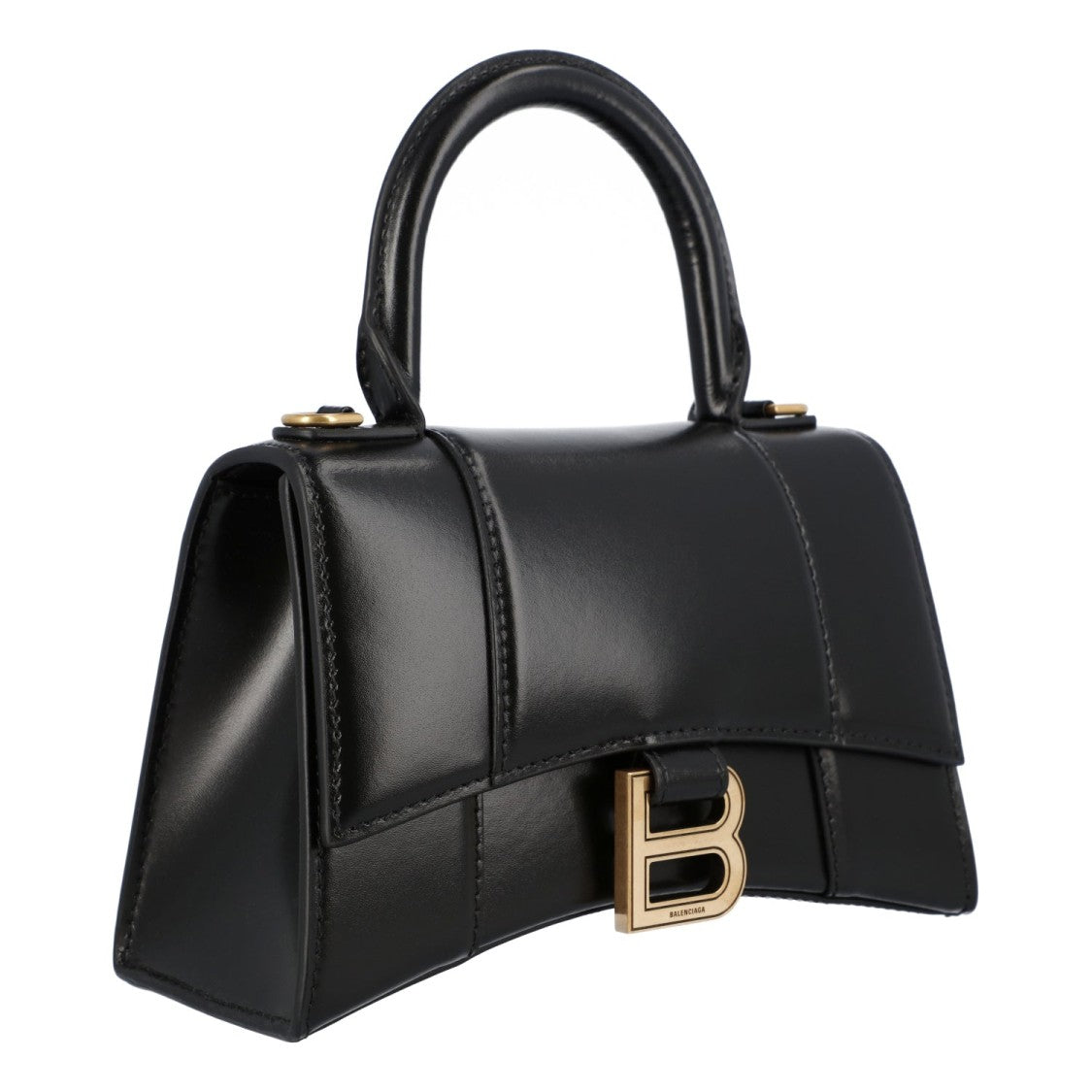 Balenciaga Black Hourglass Xs Handbag