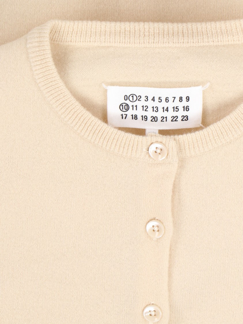 Maison Margiela Wool Cardigan – Off-White