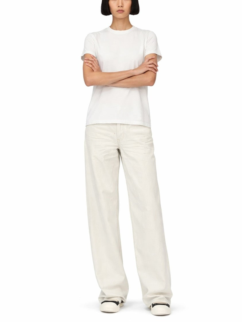 Drkshdw By Rick Owens Small Level T Asymmetrical Strap Cotton T-Shirt