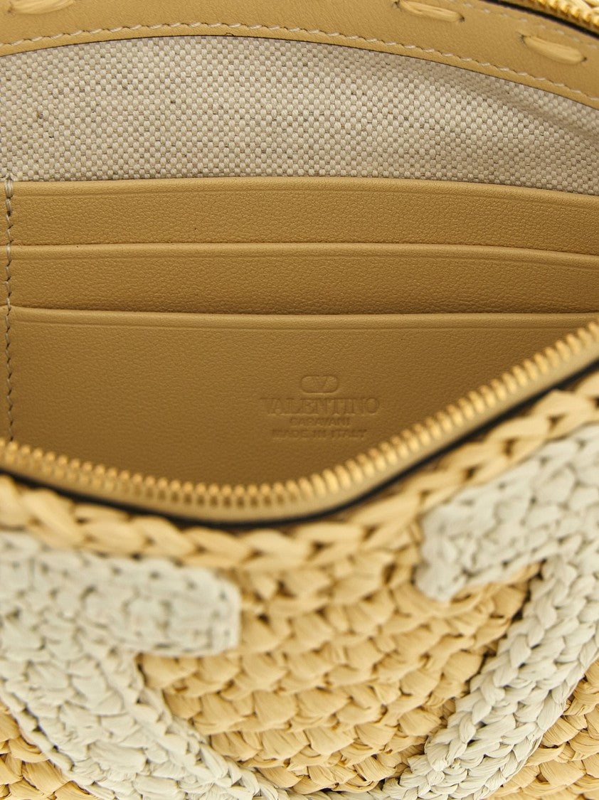 Valentino Garavani Vivasuperstar Crochet' Clutch Bag