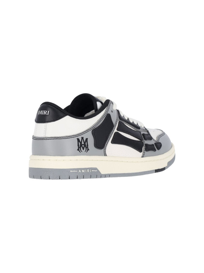 Amiri "Skel" Low-Top Sneakers In Multicolor Leather