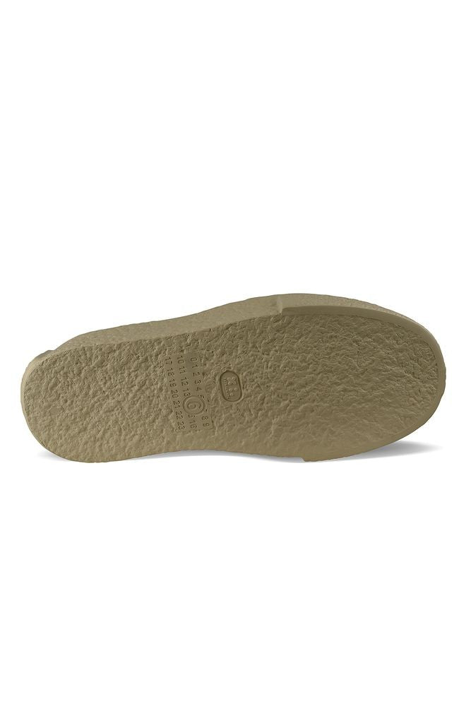 Maison Margiela Beige Suede And Mesh Low-Top Sneakers