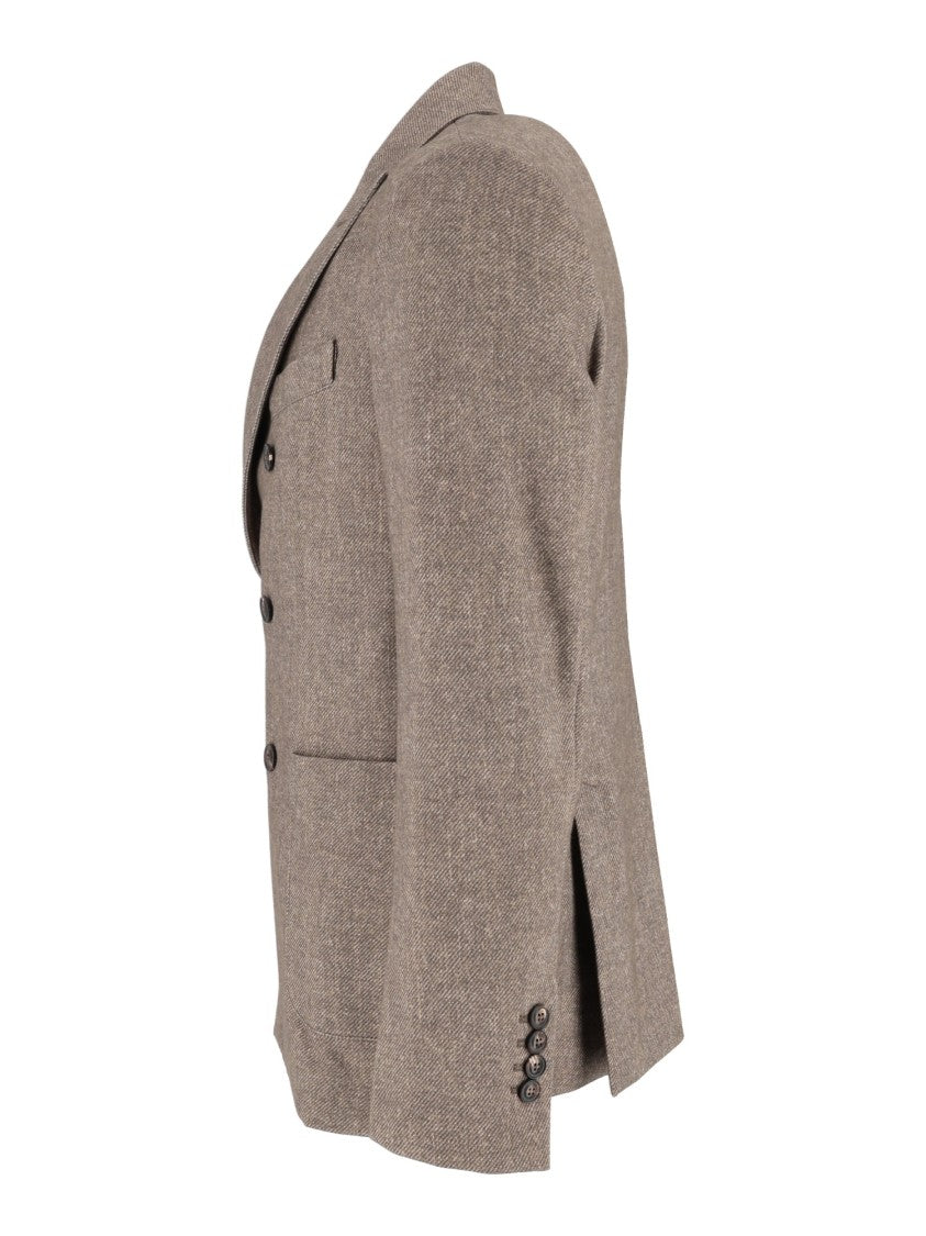 Circolo 1901 Double-Breasted S.P. Structured Double-Breasted Blazer