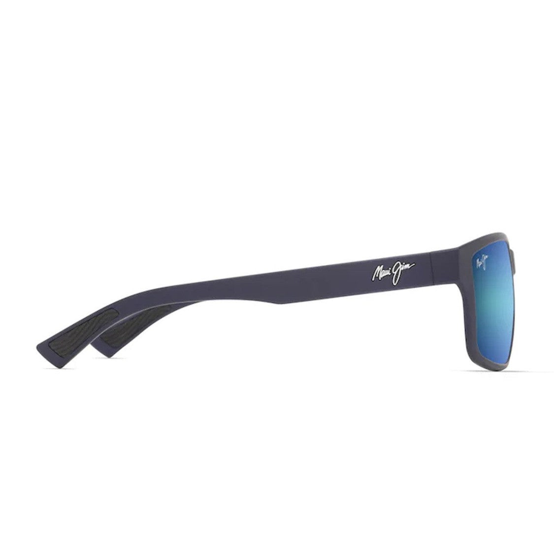 Maui Jim Matte Blue Walewaha Af Acetate Rectangular Sunglasses