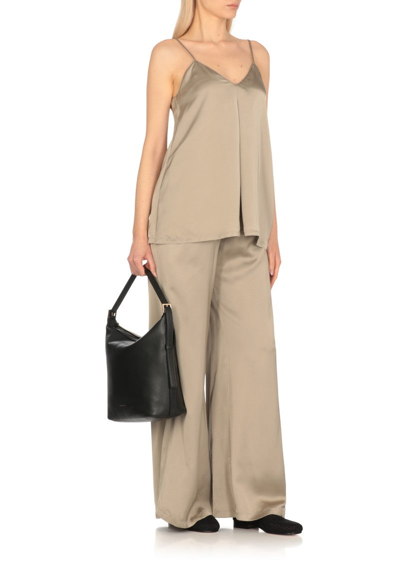 Fabiana Filippi Brown Viscose Top