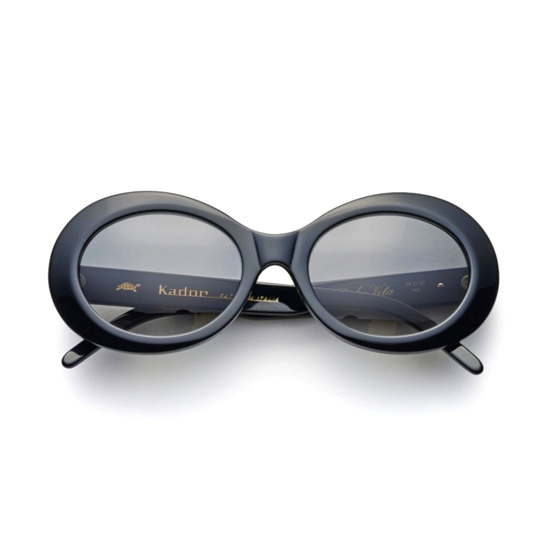 Kador Dolce Vita Bold Oval-Frame Sunglasses With Gradient Lenses