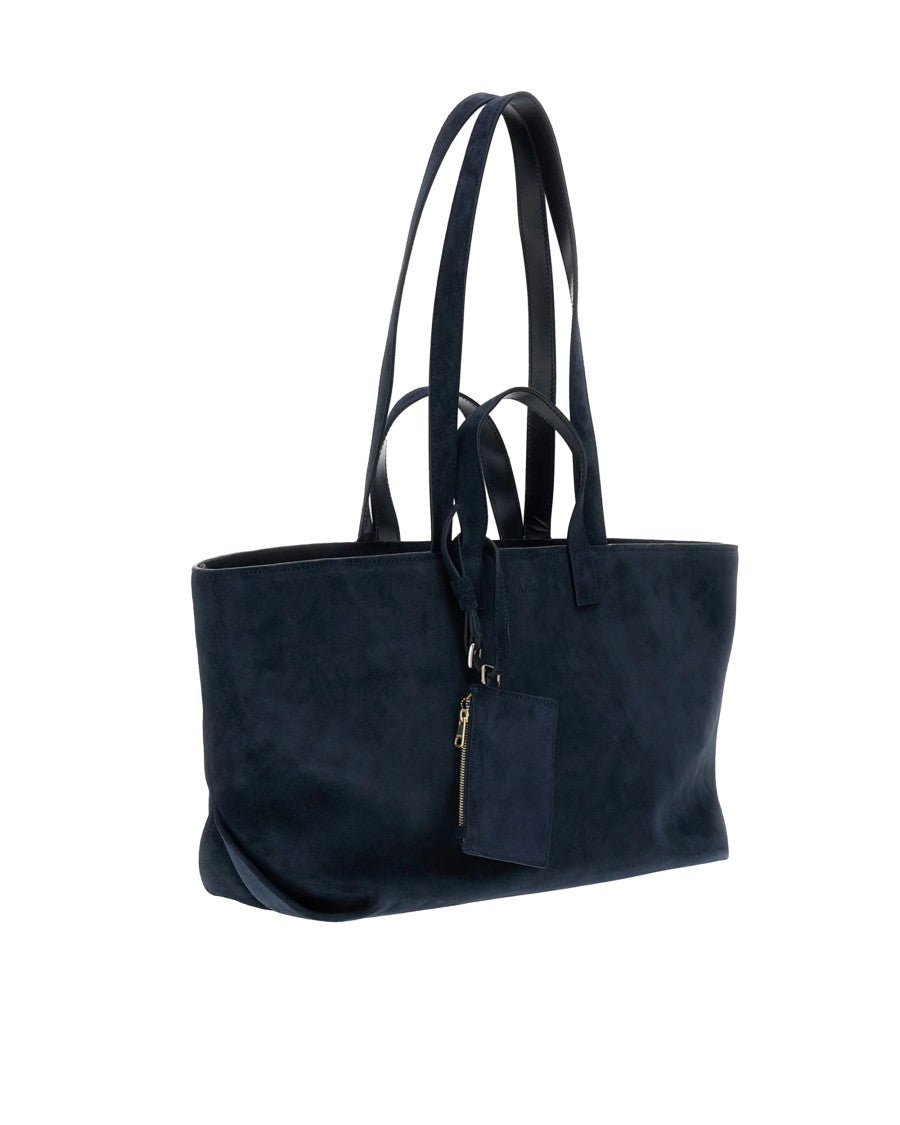 A.P.C. Brown Suede Structured Tote Bag