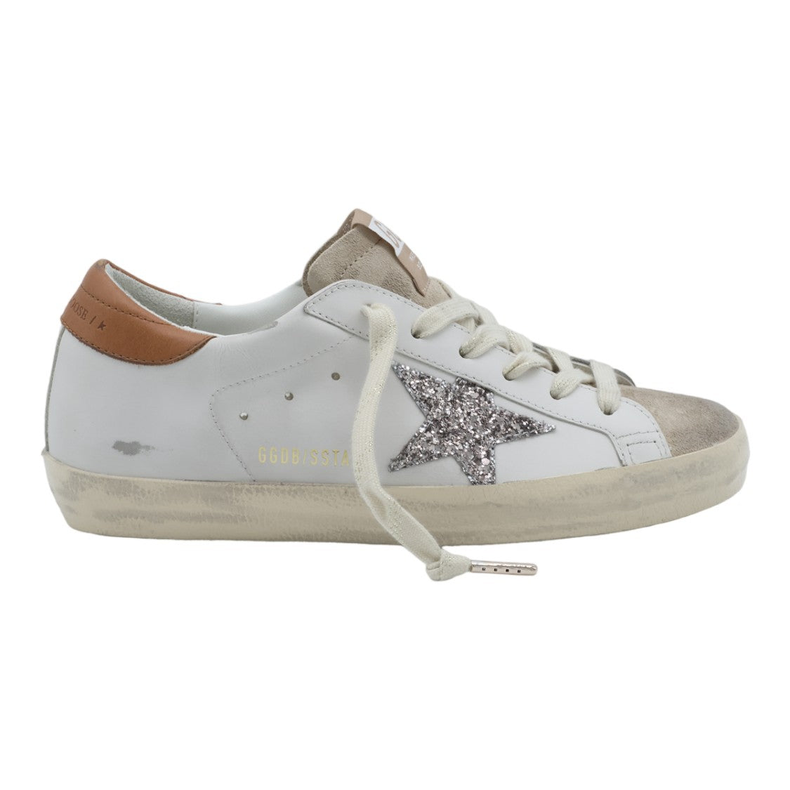 Golden Goose Low-Top Sneakers With Distressed Sole And Glittering Accents