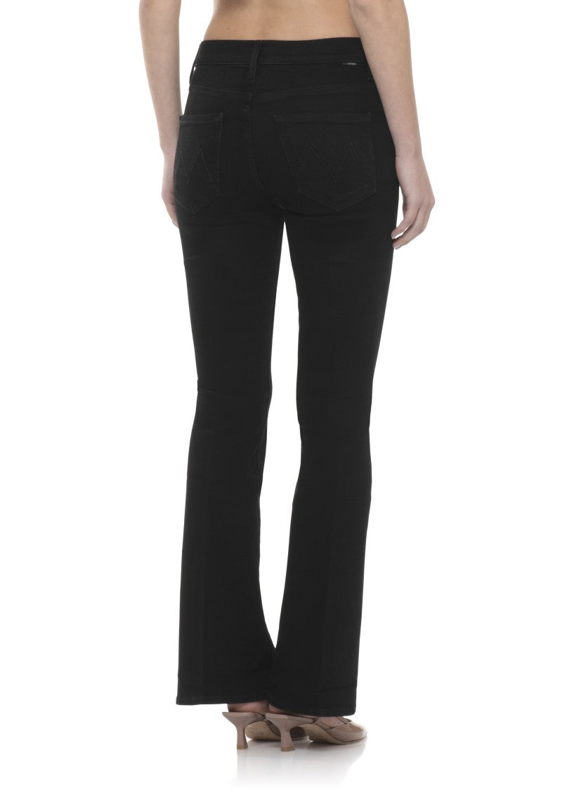 Mother Black The Weekender Cotton Jeans