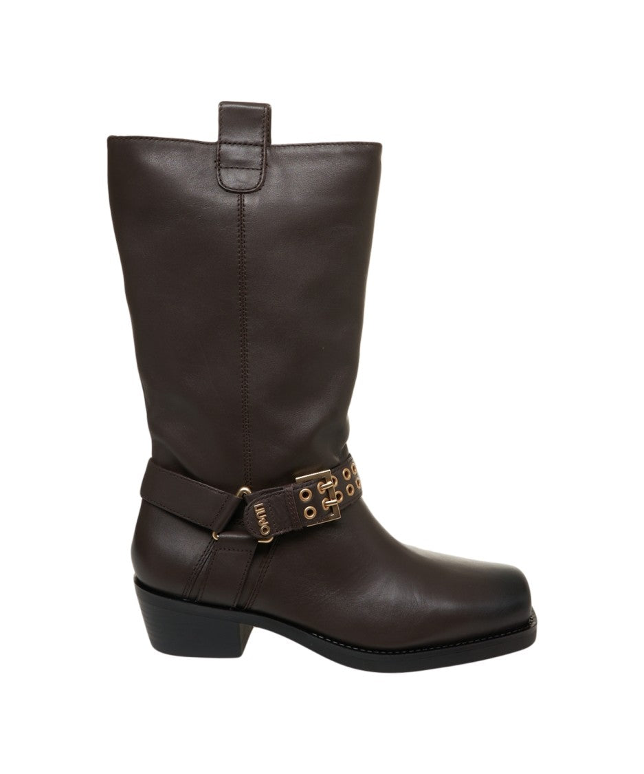 Liu Jo Leather Cowboy Boots