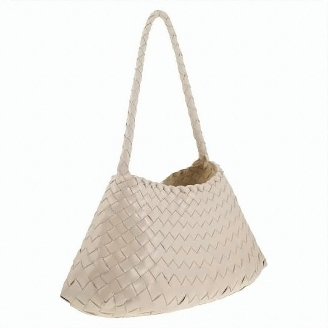 Dragon Diffusion Woven Buffalo Leather Rosanna Shoulder Bag