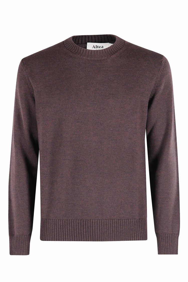 Altea Dark Wool Crewneck Sweater
