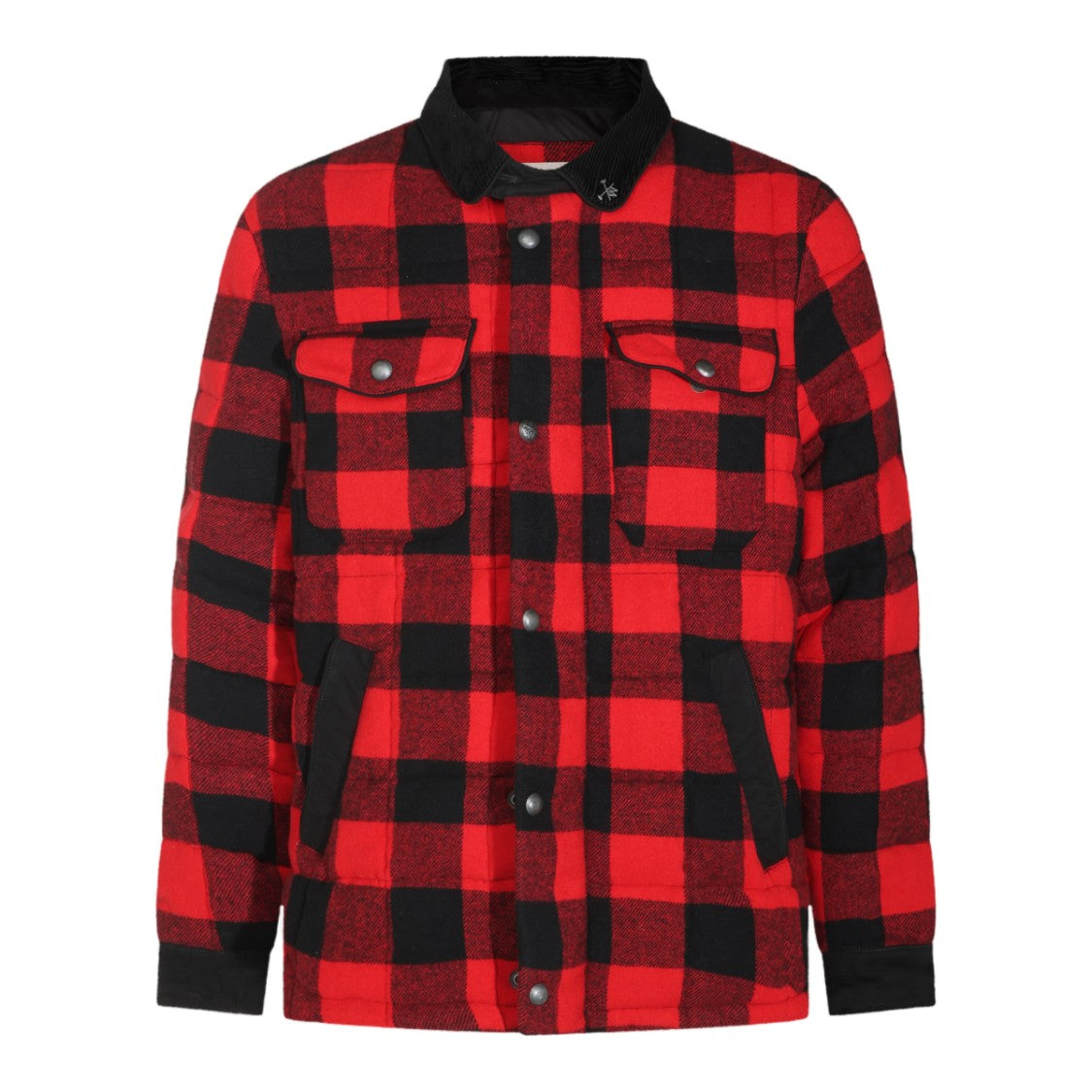 Waxed Checkered Casual Jacket