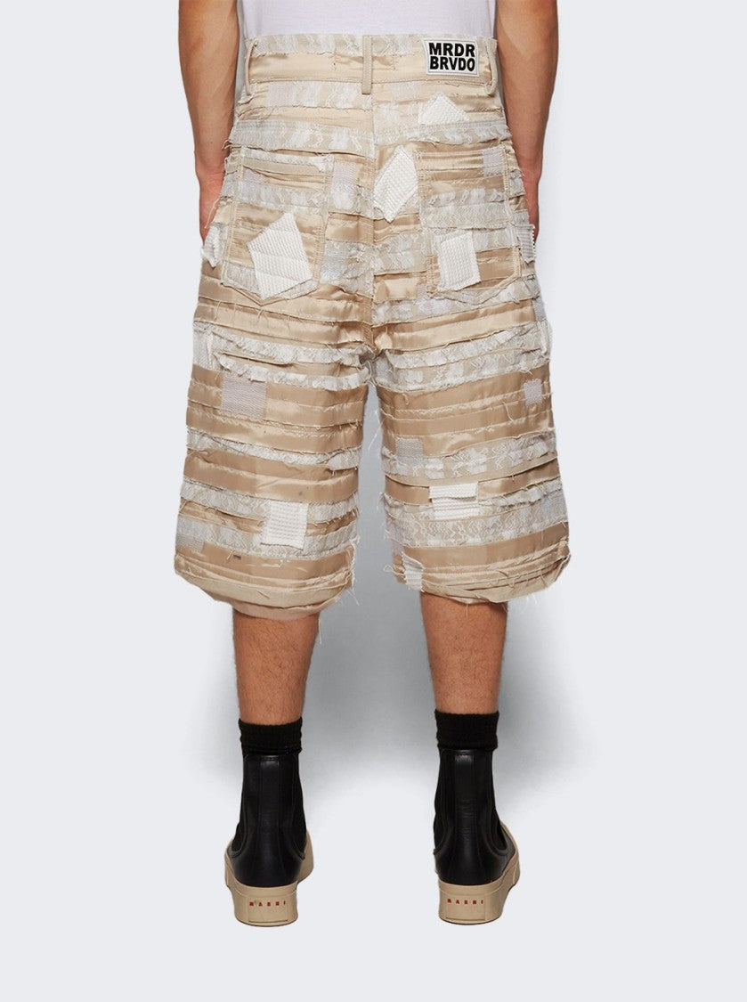 Who Decides War Interwoven Shorts - Cream