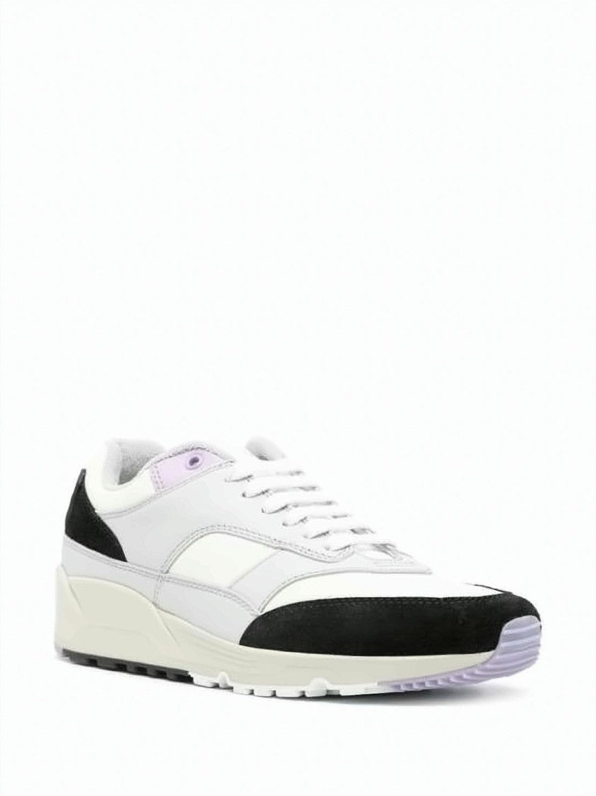 Saint Laurent Sleek Sneakers With Nylon And Calf Leather Upper