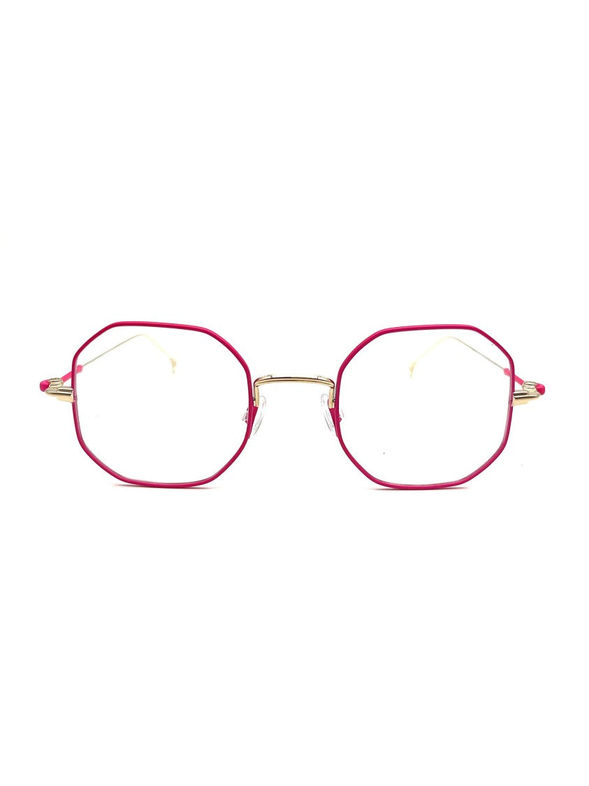Anne & Valentine Pink/Purple Benedict Octagonal Metal Frames
