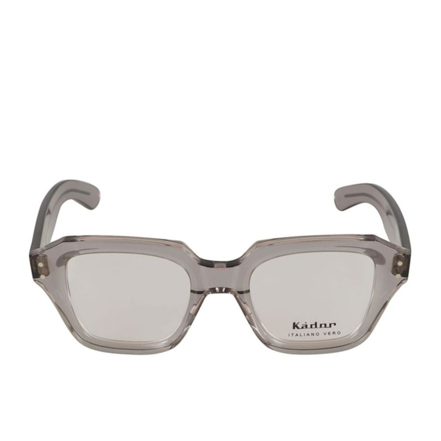 Kador Smoke Translucent Smoky Gray Square Frame Eyeglasses