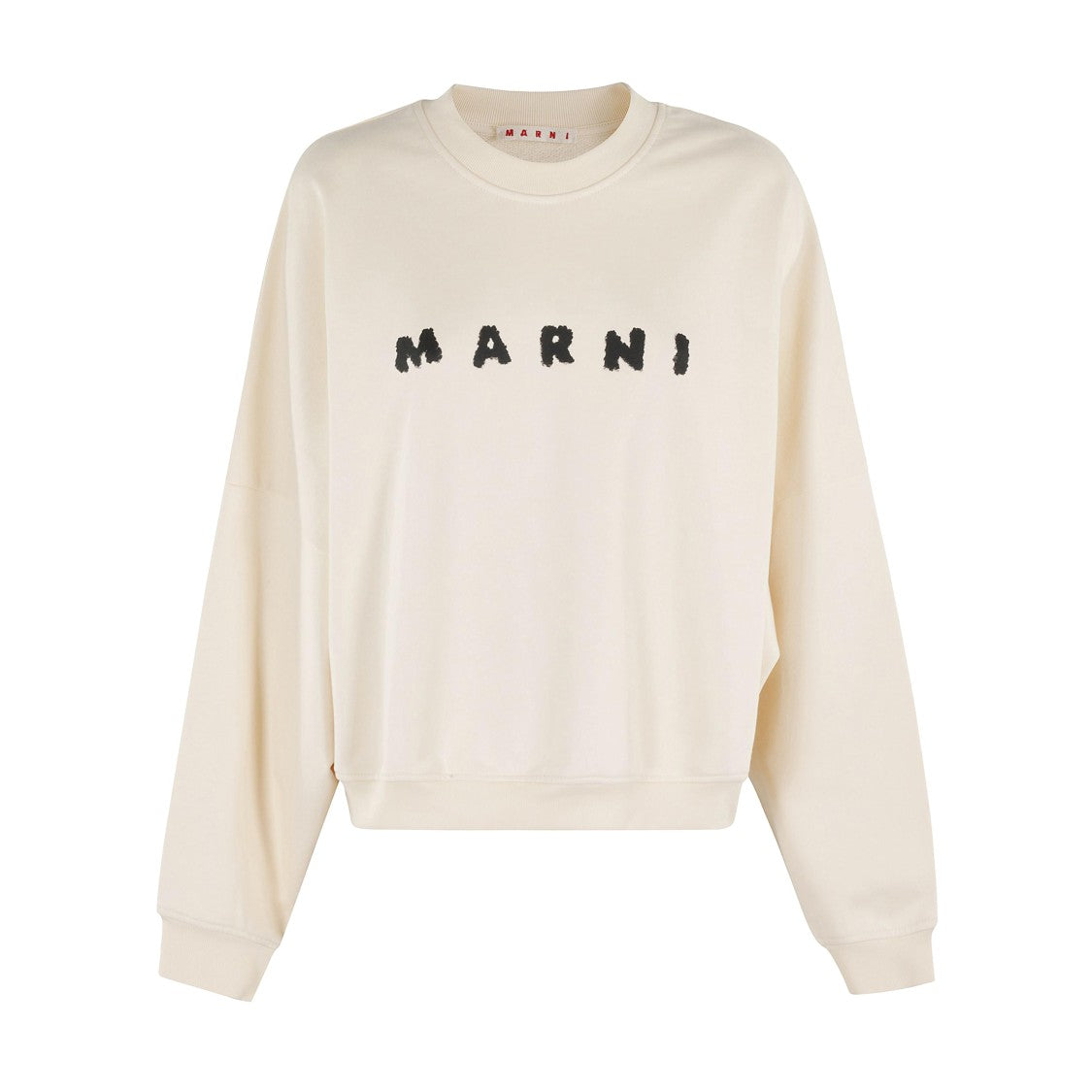 Marni Cotton Knit Sweatshirt With Playful Logo