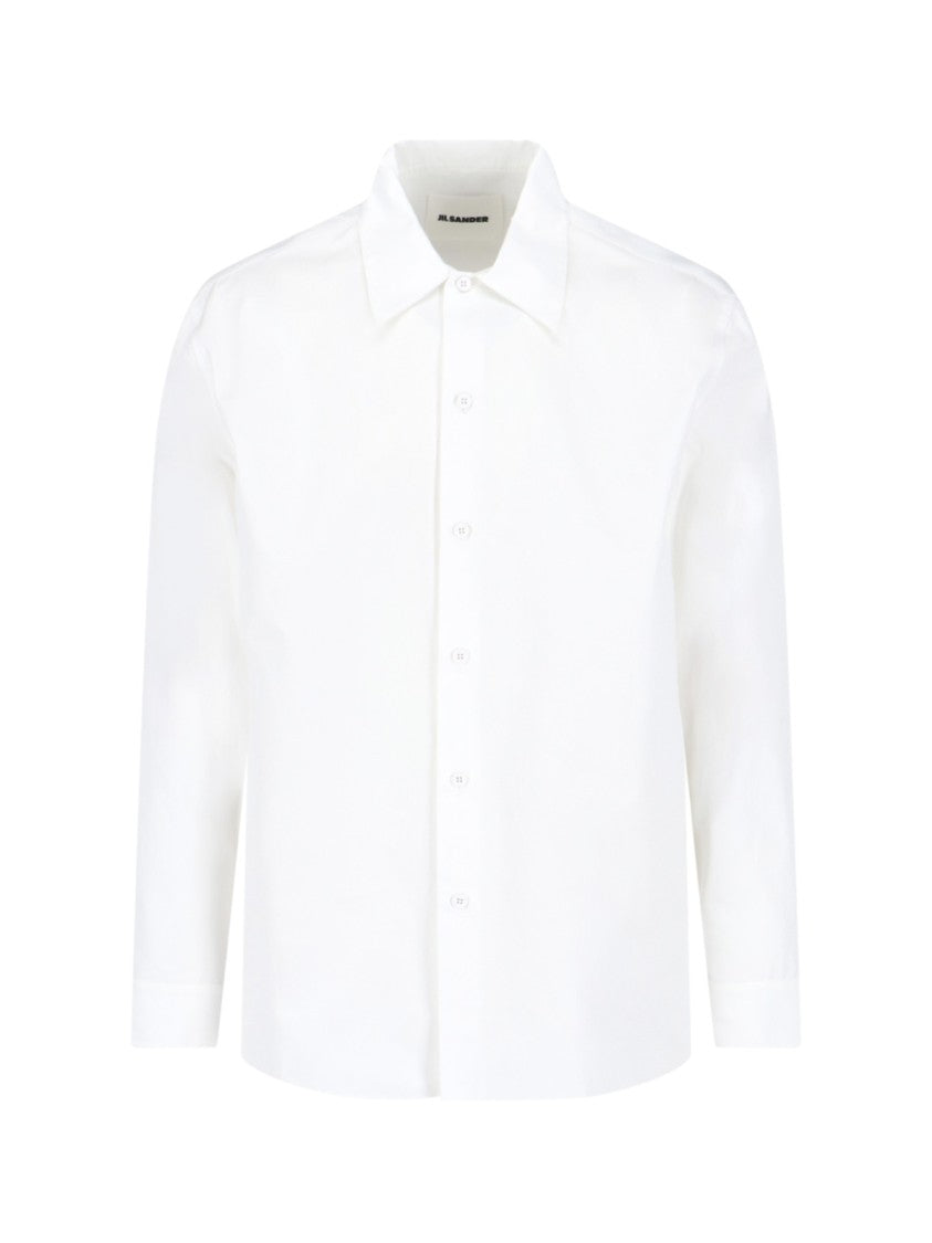 Jil Sander White Cotton Classic Shirt