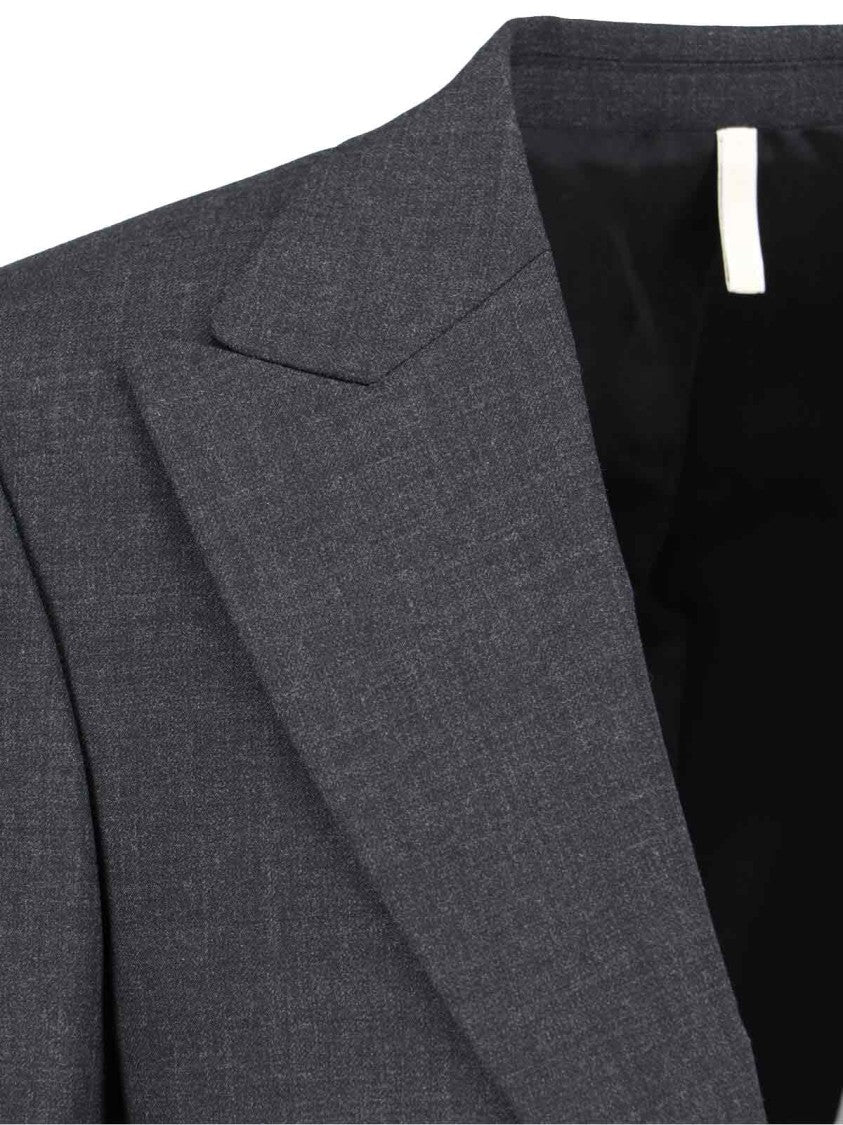 Sunflower Sunflower Single-Breasted Blazer In Grey