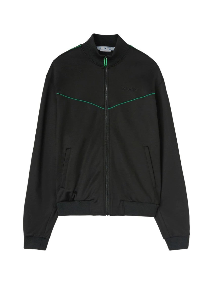 Off-White Ow Face Band Track Top Sweatshirt