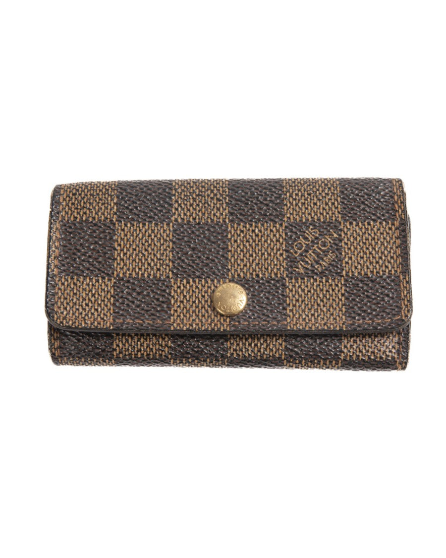 Louis Vuitton Damier Ebene 4 Clip Keychain