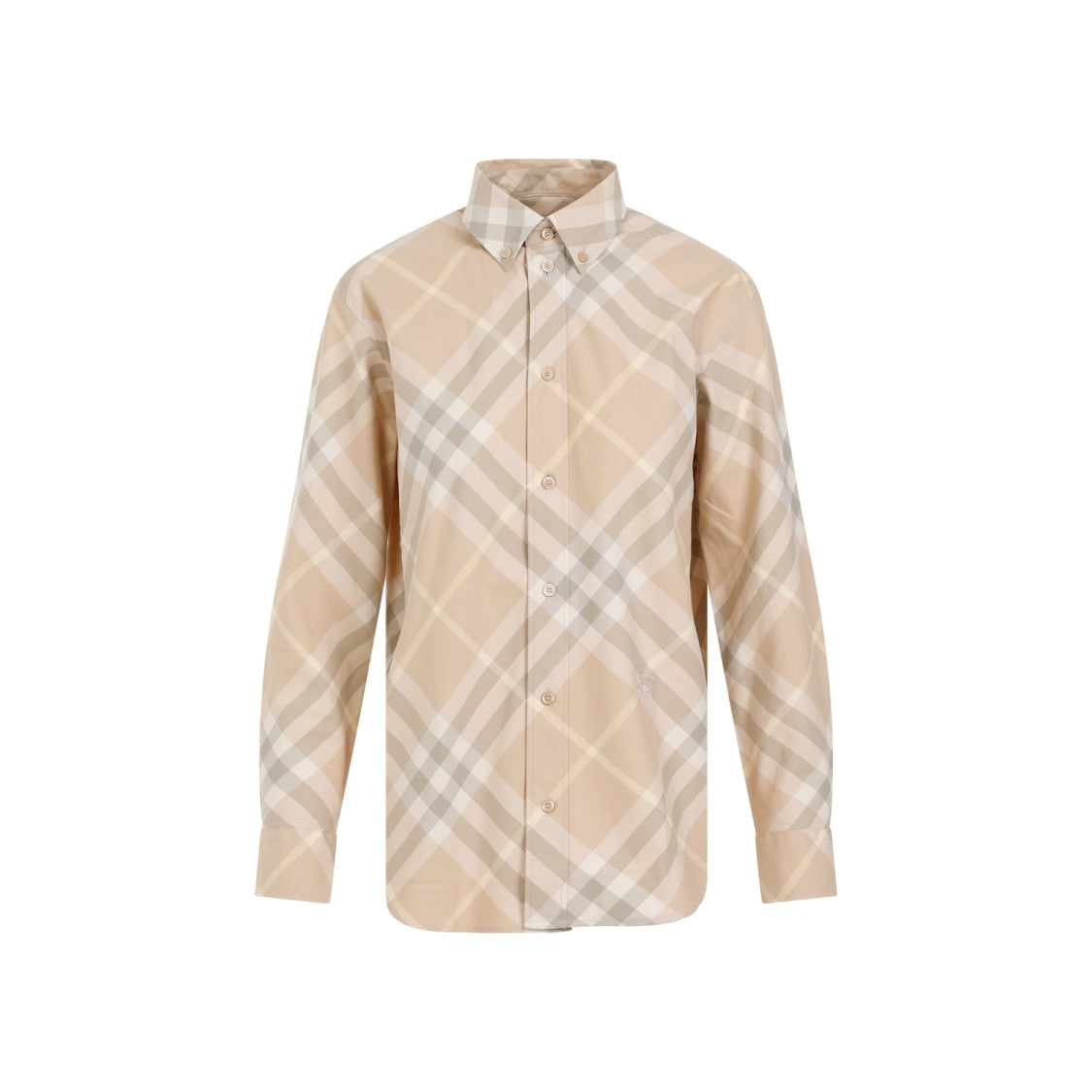Burberry Flax Beige Cotton Shirt