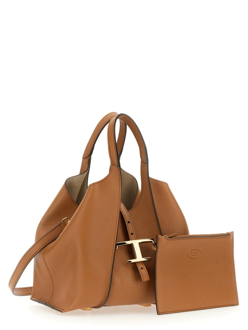 Tod's "T Timeless Mini" Shopping Bag