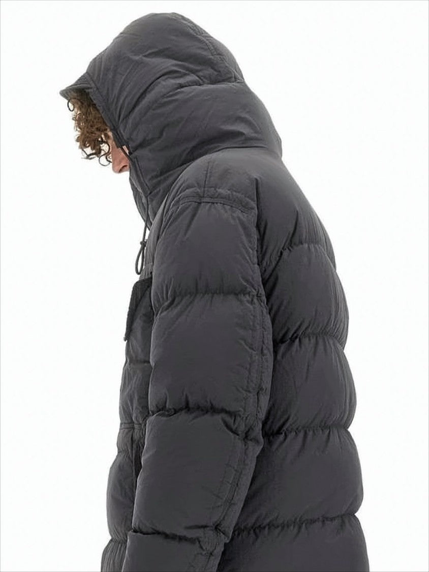 Ten C Quilted Black Down Jacket