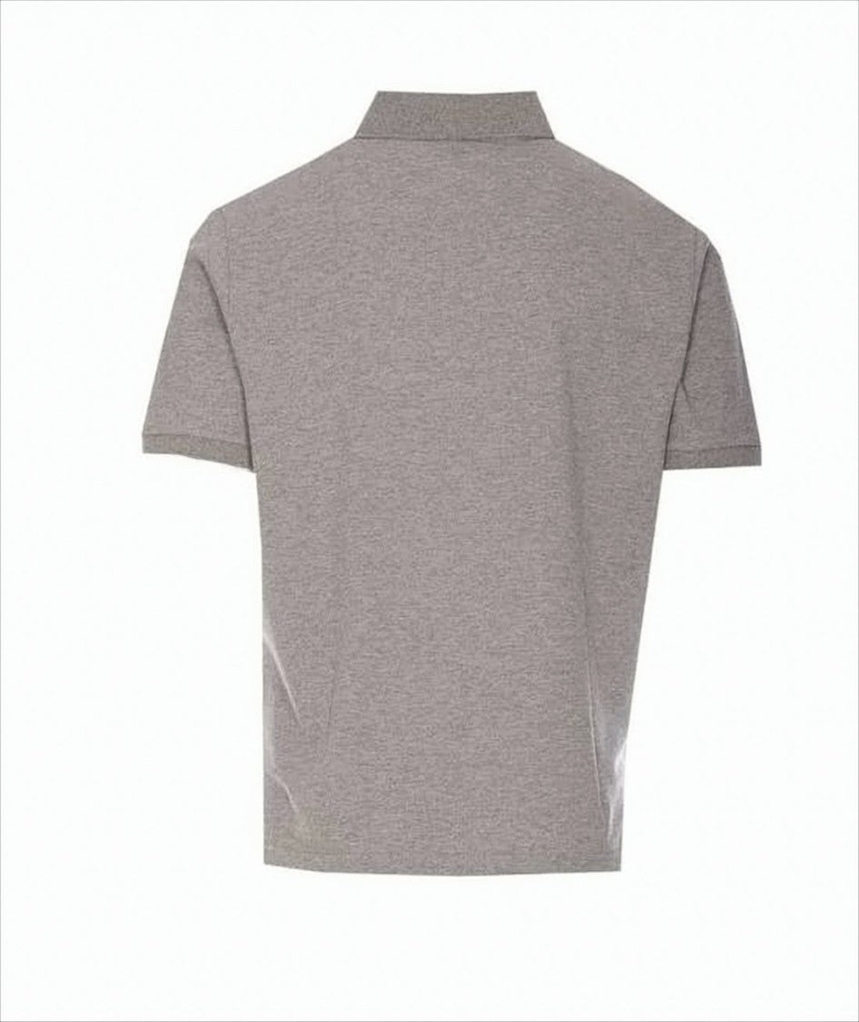 Saint Laurent Soft Knit Polo Shirt With Structured Collar