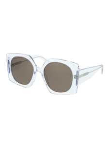 Courrèges Oversized Square Frame Sunglasses With Transparent Finish