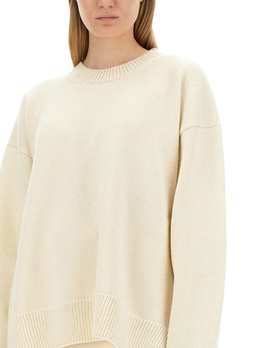 Jil Sander Regular Fit Wool And Cashmere Sweater