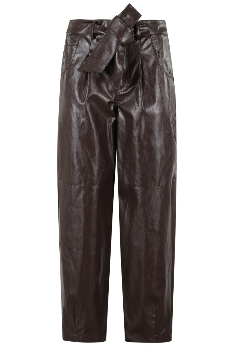 Federica Tosi Balloon Leather Metal Pants
